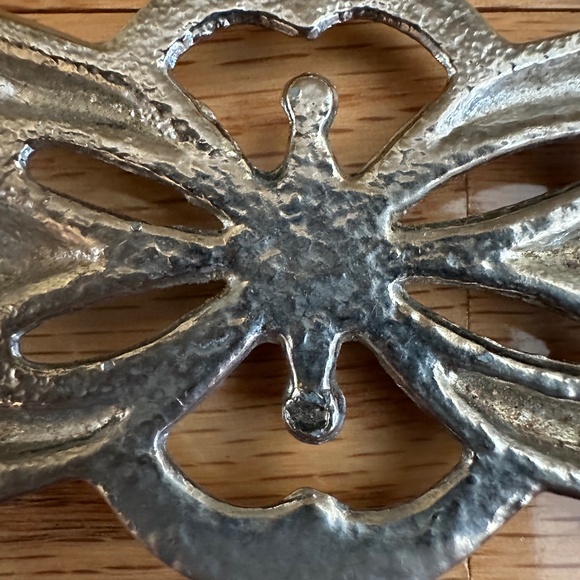 Native American Sandcast Belt Buckle Silver - Picture 9 of 10